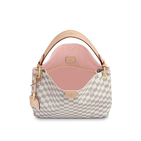 louis vuitton graceful pm bag in damier azur|Louis Vuitton graceful mm handbags.